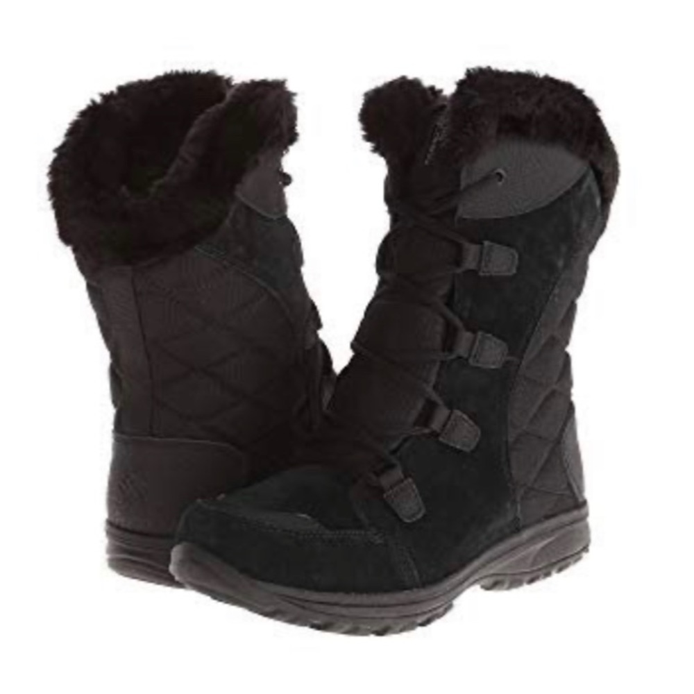 NWT Columbia Ice Maiden II snow boots black
